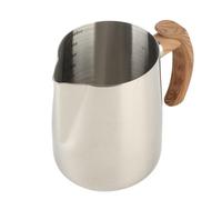 Jeffergarden Mousseur à Lait en Acier Inoxydable 304, Tasse à Mousser | Pichet à mousse de lait en acier inoxydable 304, tasse à mousse avec échelle intérieure et bec pointu, poignée confortable