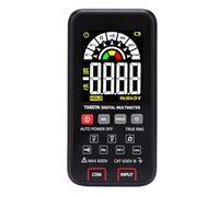 Jeffergarden Multimètre Numérique à Plage Automatique 6000 Points True RMS Voltmètre Ohmmètre Ampèremètre avec Testeur de Tension sans Contact NCV Écran LCD Couleur pour Test de continuité de
