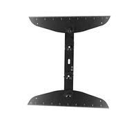 Jeffergarden Outil de Gabarit de Jauge de Marches d'escalier, Outil de Traçage d'étagère de Gabarit 'escalier en Alliage 'aluminium 11-60 Pouces, Verrouillage 'angle à 4 Boutons pour (BLACK)