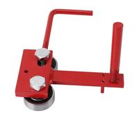 Jeffergarden Outil de Réparation de Barre de Tronçonneuse Outil de Serrage de Rail de Barre Réglable en Fonte d'aluminium avec Cadre Fixe pour la Fermeture du Rail de Meulage de Chaîne et