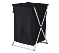 Jeffergarden Panier à Linge Panier à Linge en Tissu Oxford avec Cadre en Aluminium 58 X 38 X 38 Cm Organisateur de Rangement Couvert Pliable avec Poignées pour Salle de Bain, Chambre à Coucher,