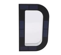 Jeffergarden Panneau Lumineux Solaire Lettre Maison, Enseigne Lumineuse LED à Détection Automatique, IP44 étanche 9 Pouces pour Extérieur Mur Porche Portail