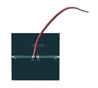 Jeffergarden Panneau Solaire à Batterie, Mini Panneau Solaire en Polysilicium de qualité A 0,7 W 1,5 V avec Fil, Sortie de Conversion élevée pour Module de Chargeur DIY, Lampe de Cour, Réverbère,