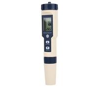 Jeffergarden Ph-mètre Numérique TDS EC Température de salinité Testeur de qualité de l'eau Conception de Stylo avec Compensation Automatique de Température pour Jardin Maison Laboratoire Aquarium