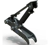 Jeffergarden Pince Hydraulique Robuste pour Mini Pelle, Construction en | Pince Hydraulique Robuste pour Mini Pelle, Construction en Acier au Manganèse avec capacité de Charge de 800-2500 Kg pour