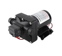 Jeffergarden Pompe à Eau 12 V, 55 PSI 3 GPM, Pompe à Eau Auto-amorçante pour Camping-car, Caravane avec Pressostat Réglable, Cuivre et PVC Haute Résistance, Protection Thermique Silencieuse pour