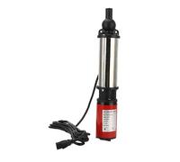 Jeffergarden Pompe à Eau Solaire 12V 300W, Pompe de Puits Profond | Débit élevé de 4 m3/h, tête de levage maximale de 15 m, moteur en cuivre avec joint mécanique, utilisation pour