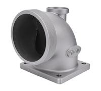 Jeffergarden Pompe à Eau Sortie Filetée, 4 Pouces Corps en Aluminium | Pièce de Rechange de Semi-remorque, Aluminium coulé, Transfert chargé de Débris, Compatible 168F et 170F, Connexion Standard