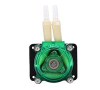 Jeffergarden Pompe Péristaltique, Pompe Doseuse de Liquide en Silicone en Acier Inoxydable, Moteur brossé 500 Ml Min 300 Tr/min CC, de Transfert Réversible pour Machine de Remplissage Industrielle