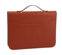 Jeffergarden Porte-documents en Cuir PU, Organisateur D'affaires zippé avec Bloc-notes 30 Feuilles et 10 Pochettes pour Conférence, Entretien, Bloc Juridique