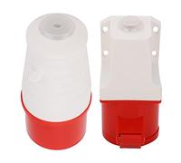 Jeffergarden Prise Industrielle 32A 5 Broches IP44 3P+N+E 220-380V | Imperméable IP44, Boîtier ABS, Guide en Laiton, Usage Industriel Intérieur et Extérieur, Connexion 5 Broches 3P+N+E