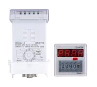 Jeffergarden Relais Compteur Numérique DH48J, Compteur de Temporisation à