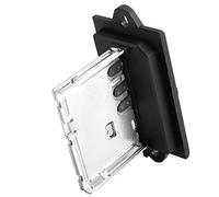 Jeffergarden Résistance de Moteur de Ventilateur Résistance de Ventilateur de Chauffage en Aluminium ABS avec Contrôle Précis de la Vitesse Protection contre la Surchauffe Installation Facile pour