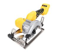 Jeffergarden Scie Circulaire sans Fil, Moteur sans Balai, Lame de 14 Cm | Scie électrique sans Fil, Coupe Bois Plastique PVC, Matériau ABS, Biseau 0 à 45 Degrés, compatibilité Batterie 20V