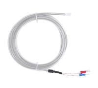 Jeffergarden Sonde de Thermocouple de Type K Sonde de Capteur de Température étanche Manchon de Protection en PTFE en Acier Inoxydable Plage de Mesure de 0 à 200 ℃ avec Conception à Ressort pour la