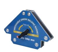 Jeffergarden Support de Soudage Magnétique 45° 90° 135° Aimant de Soudage d'angle Commutable en Forme de Flèche avec Forte Aspiration de 30 à 50 Kg pour le Positionnement de de Tuyaux en Fer et