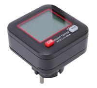 Jeffergarden Testeur de Prise avec GFCI et écran LCD pour Détection de | Design Fin et Portable, Test à une Touche Prêt à L'emploi, Détecte Terre Ouverte, Neutre, Inversion et Déclenchement GFCI