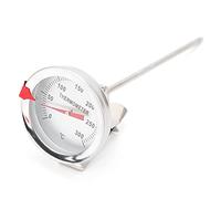 Jeffergarden Thermomètre à Friture, Thermomètre à Friture en Acier Inoxydable avec Cadran de 2 Pouces, à Poêle à de 122 ° F à 572 ° F, Sonde de 5,9 Pouces ou 11,8, pour la Cuisson des Bonbons à