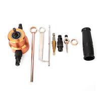Jeffergarden Tôle Cisaillée, Double Tête 360 Degrés, Acier Inoxydable | Tête en Acier Inoxydable, Grignoteuse Compatible avec Perceuse, 1500-3000 Tr/min, Réparations Automobiles, Conduits de