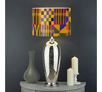 Jeiento - Abat-jour de style africain pour lampe de table et lampadaire de sol, moderne, décoratif, élégant, taille 43,2 x 26,4 cm