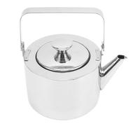 Jelquix Bouilloire à thé en Acier Inoxydable, Théière Sifflante en Métal épais avec Passoire pour Toutes les Cuisinières, Conception Ergonomique (Grand, 1.5L)