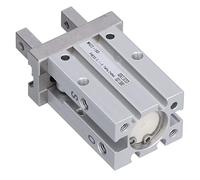 Jelquix Cylindre Pneumatique de Pince en Alliage D'aluminium Durable à Double Action pour Assemblage de Précision, Alésage de 0,63 Pouces, 1 unité