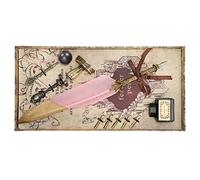 Jelquix Dip Feather Pen Set Design Rétro avec Plumes de Remplacement pour L'écriture Créative et les Cadeaux - Léger, 1,6 X 11,2 Pouces (rose clair)