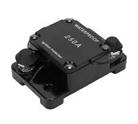Jelquix Disjoncteur DC12-24V, Porte-fusible à Réinitialisation Automatique pour Systèmes de Protection de sécurité des Circuits (250A)