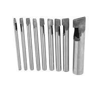 Jelquix Ensemble de 9 Perforatrices Ovales en Cuir, Kit de Perforation Creuse de 2 Mm pour l'artisanat du Cuir, Ensemble de Perforatrices à Lames en Acier à Haute Teneur en Carbone, Idéal pour les