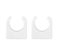 Jelquix Ensemble de Colliers de Serrage 20 Pièces, Clips de Tuyau D'eau Durables en PPR, Support Fixe pour Tuyaux de 16/20/25/32mm, Idéal pour une Utilisation à la Maison et au Jardin (20mm + vis 20