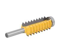 Jelquix Fraise à Affleurer et à Moulurer de 8 Mm de Queue pour Portes | Fraises multi-dents en carbure, conception anti-inversion, embouts à profil ondulé pour le travail du bois