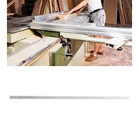 Jelquix Gabarit de Voie à Onglet en Alliage D'aluminium, Fixation de Dalle Coulissante Durable pour Outils de Travail du Bois 600mm, 800mm, 1000mm, 1220mm (Fente en T de 1 mètre)