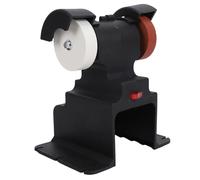 Jelquix Mini Meuleuse d'établi électrique sans Fil, Polisseuse d'établi, Affûteuse de Couteaux avec Deux Meules pour Métal, Bijoux, Bois, Jade, Plastique, Machine à Polir et à Polir