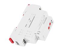 Jelquix Mini Relais temporisé de Mise Sous Tension GRT8-A1 Puissant, pour Usage Industriel AC/DC 12V ~ 240V, Montage sur Rail DIN pour Panneaux de Commande