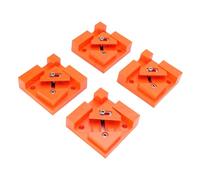 Jelquix Serre-joints pour Boîtes 2 Pièces pour Travail du Bois, équerres | Mâchoire pivotante réglable, cadre en alliage d\'aluminium, mode fixe ou manuel pour armoires à tiroirs