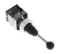 Jelquix XD2PA22CR Commutateur de Joystick momentané, Rappel par Ressort 2NO 2 Positions pour le Contrôle Industriel, Résistant à la Poussière D' et D'eau Scène Applicable : Circuits AC/DC