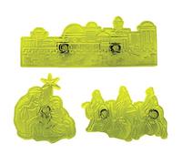 JEM 102CI009 Lot de 3 Emporte Pièces Nativité, Plastique, Blanc, 19 x 2 x 28 cm 102CI009