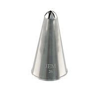 JEM NZ26 Douille Etoile Fermée, Acier Inoxydable, Argent, 2 x 2 x 3.5 cmNZ26