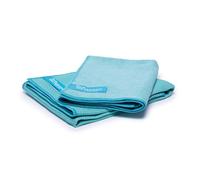 Jemako Set humide et sec turquoise, chiffon sec et chiffon professionnel Plus S - Chiffons en microfibre pour votre maison - Parfait pour les fenêtres, le verre, le carrelage, la vaisselle et la