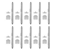 Jemcgrl 10Pcs / Lot Adaptateur de Glissière D'Armoire Système de Fermeture en Douceur pour Tout Tiroir une Latéral Tampon Amortisseur Coulissant