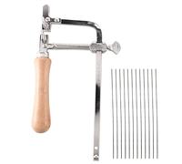 Jemcgrl Scie Professionnelle Ajustable Arc Bois Manche de Cadre de Scie Outils de Main Cadre de Scie Bijoutier