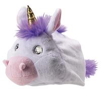 JEMINI Déguisement LICORNE Chapeau en peluche avec yeux lumineux