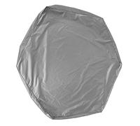 Jenivaint Couverture de Bac à Sable, Couverture de Piscine en Polyester et PVC déchiré, 55,1 X 47,2 X 7,9 Pouces, de Bac à Sable avec Cordon de Serrage pour Jardin Extérieur, à, Rangement de (Grey)