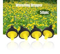 Jenivaint Émetteurs D'irrigation Goutte à Goutte, Goutteurs à | Ensemble de Goutteurs ABS 50 Pièces, Débit Constant pour les Plantes à Longues Rangées, Convient au Tuyau de 4/7mm, au
