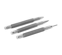 Jenivaint Ensemble de Poinçons à Clous à Ressort, Poinçon Central à Ressort en Acier au Carbone 3500PSI, 3 Outils de Retrait de Goupille de Charnière sans Marteau pour le Bois, le Métal et le Verre et