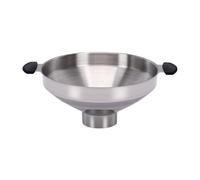 Jenivaint Entonnoir de Mise en Conserve en Acier Inoxydable à Large Ouverture de 13 Cm, Entonnoir Ergonomique à Double Poignée étanche pour Bocaux, Outil de Cuisine pour Poudres,