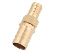 Jenivaint Épisseuse de Tube Réducteur de Barbe en Laiton, Raccord cannelé en Laiton Massif 19-19 Mm -25 Mm, Connexion de Tuyau Rapide, Bonne étanchéité, Utilisation à Haute Pression pour les