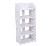 Jenivaint Étagère de Rangement pour Chaussures, Organisateur D'étagère en | Aucune Vis Installée, Facile à Nettoyer, Polyvalente, 15,7 X 9,1 X 35,4 Pouces