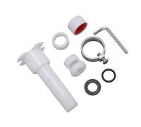 Jenivaint Kit D'adaptateur de Bec de Baignoire, Inverseur de Robinet de Baignoire de Douche 4 en 1 avec Outils de Montage, pour Filetage de Tuyau de 1/2 Po et 3/4 Po, Bec fileté Avant en