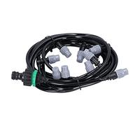 Jenivaint Kit D'irrigation Goutte à Goutte, 10 Buses D'atomisation | Tube flexible de 32,8 pieds, couverture uniforme de -gouttelettes, assemblage push-fit, construction résistante aux UV,